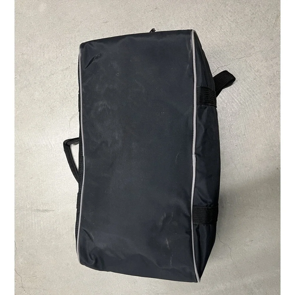 Nike Small Duffel Bag Black Gym Travel Sports Mesh Pocket Y2K Style